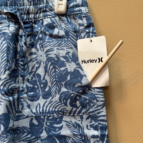 Girls Hurley Tan Elastic Waist Stamped Chambray Drawstring Skirt Size M NWT - Picture 5 of 9